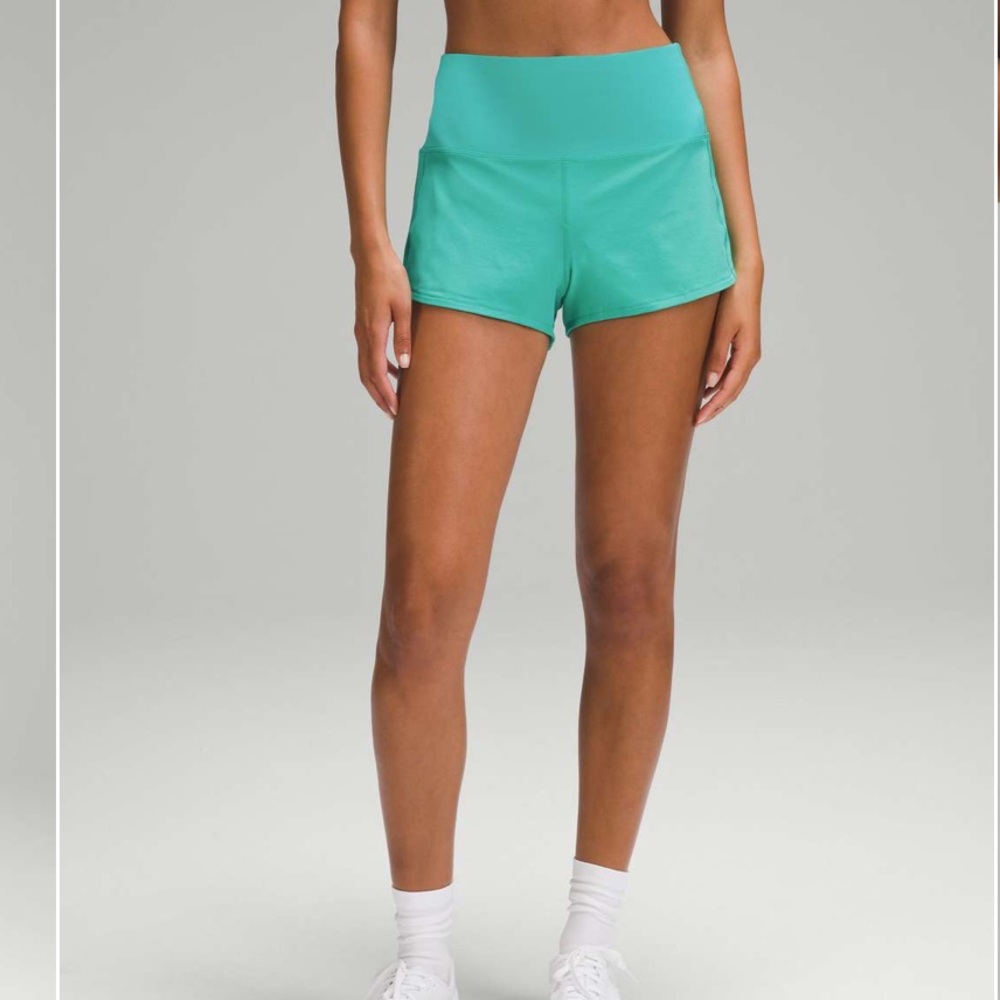 NWOT Speed Up high-Rise Lined Short 2.5" - Kelly Green